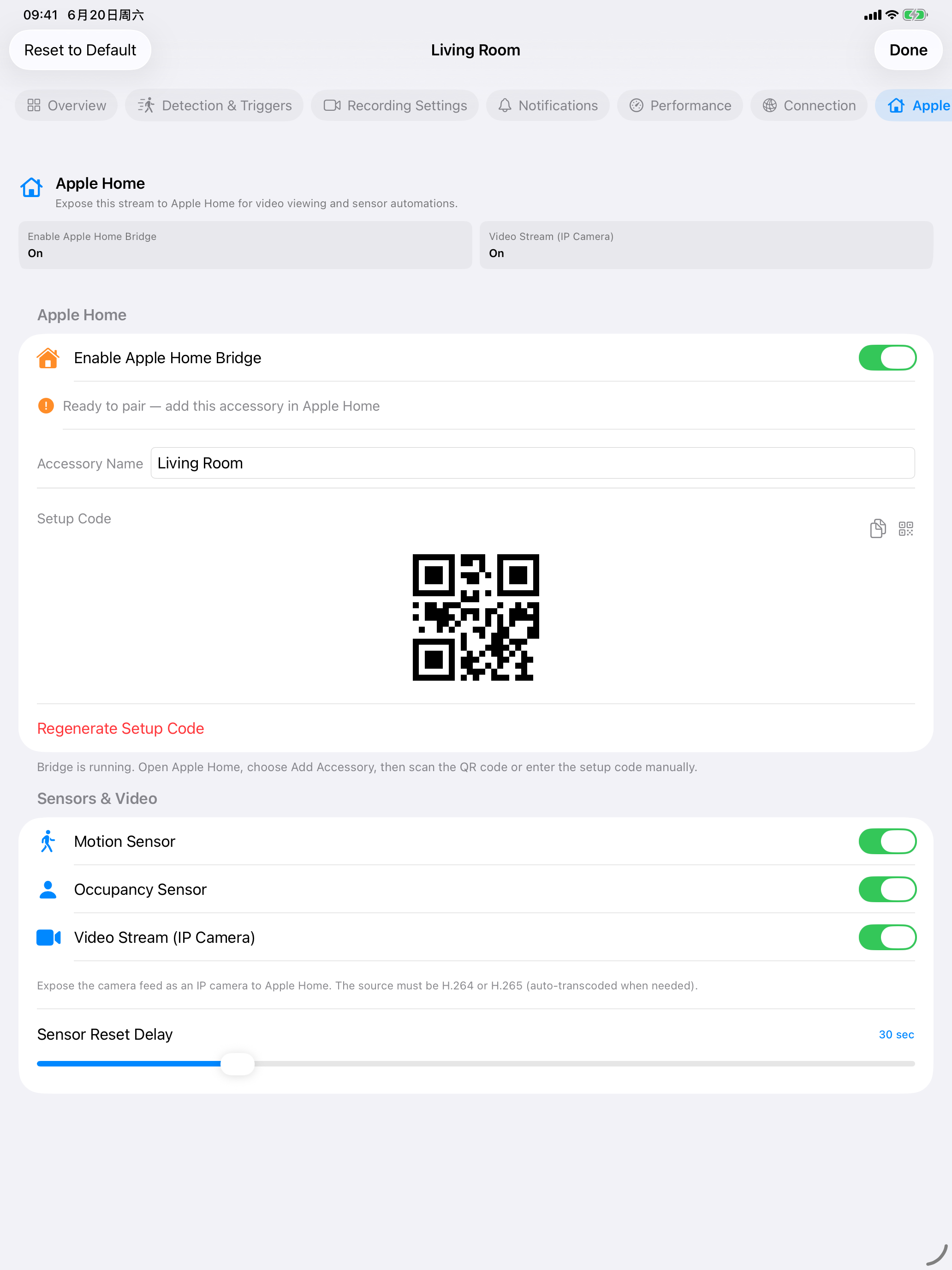 SmartRTSP for iPad — Apple Home