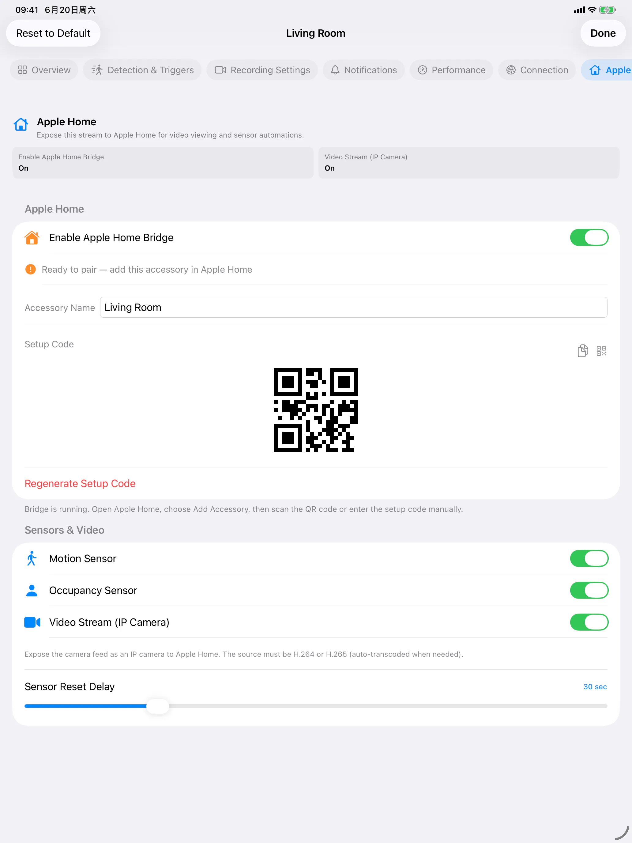 SmartRTSP for iPad — Apple Home