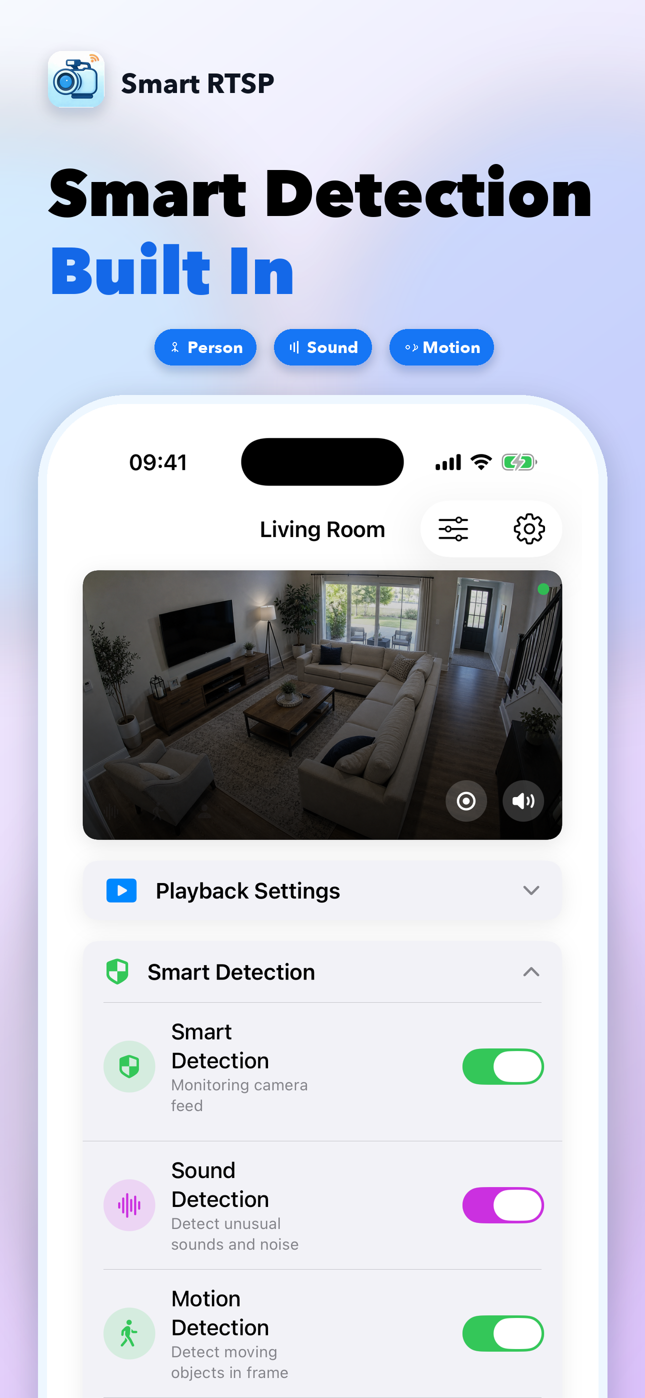 SmartRTSP detection screen