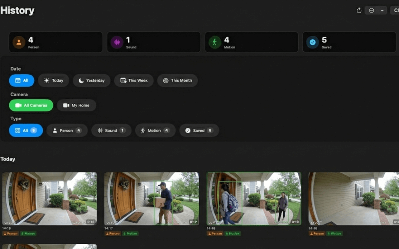 SmartRTSP for macOS — detection control panel
